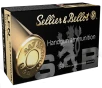 Sellier   Bellot  357 Magnum 158 Grain Lead Flat Nose Brass Cased - Pistol Ammo  -  50RD Box - SB 357L