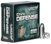Liberty  -  Civil Defense  40 S W 60 Grain Hollow Point Brass Cased  -  Pistol Ammo  -  20RD Box