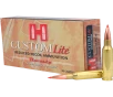 Hornady Custom 7mm-08 Remington 120 Grain Super Shock Tip Brass Cased - Rifle Ammo - 20RD Box - 80572