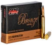 PMC   223 Remington - 55 Grain - Soft Point - Brass Case - 20RD Box - 223SP