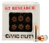 G2 Research - Civic Duty - 380 ACP 64 Gr Copper Expansion Projectile - 20RD Box