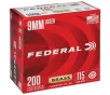 Federal 9MM  115GR FMJ - WM51992 - 1 000rd Case - Ships FREE