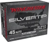 Winchester Super-X   45 ACP 185 Grain Silvertip - JHP  -  - Pistol Ammo  -  20RD Box - W45AST