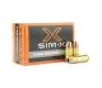 SIM-X DefenseCore 9mm 45 Gr Lead-Free HP  Box 
