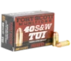 Fort Scott Munitions Tumble Upon Impact 40 S amp W 125 Grain Solid Copper Spun 400125SCV  Box 