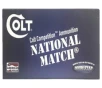 Colt Ammo 45A230FMJCT National Match 45 ACP 230 GR FMJ   