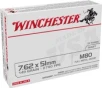 Winchester Ammo WM80 USA M80 7 62x51mm NATO 149 gr   