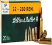 Sellier   Bellot SB22250B Rifle 22-250 Rem 55 gr Soft   