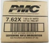 PMC X-TAC 7 62NATO Rifle Ammo - 147 Grain   FMJ-BT   500rd Case