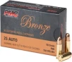 PMC 25A Bronze 25ACP 50gr Full Metal Jacket 50 Per   