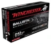 Winchester Ammo SBST243 Ballistic Silvertip 243Win   