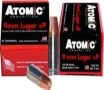 Atomic Ammunition 00454 Pistol Precision Craft 9mm   