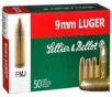 Sellier   Bellot SB9B Handgun 9mmLuger 124gr Full   