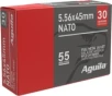 Aguila 1E556155 5 56x45mmNATO 55gr Full Metal Jacket   