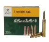 Sellier   Bellot SB7B Rifle 7mm Rem Mag 140 gr Soft   