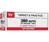 Winchester Full Metal Jacket  380 Automatic 95-Grain Ammunition