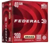 Federal Premium Champion  40 S W 180-Grain Pistol Ammunition - 200 Rounds