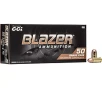 Blazer Brass Target Load FMJ  380 Auto 95-Grain Centerfire Handgun Ammunition - 50 Rounds