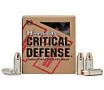 Hornady Critical Defense 30 Super Carry 100-Grain Handgun Ammunition