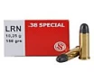 Sellier   Bellot  38 Special 158-Grain Lead Round Nose Centerfire Handgun Ammunition