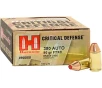 Hornady FTX Critical Defense  380 Automatic 90-Grain Handgun Ammunition
