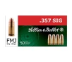 Sellier   Bellot  357 Sig Sauer 140-Grain Full Metal Jacket Centerfire Handgun Ammunition