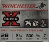 28 Gauge Winchester Super-X 2 75 in   0 625 oz  7 shot 250 rnds Xpert High Velocity Steel Shot 1300 fps  10 boxes  M-ID  WE28GT7 UPC  020892019508