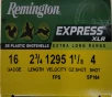 16 Gauge Remington Extra XLR 2 3 4 in  1 1 8 oz 4 shot 25 rnds Extra Long Range M-ID  28003 UPC  047700015804