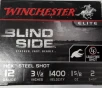 12 Gauge Winchester Blindside Steel 3 5 in   1 5 8 oz  2 shot 250 rnds Waterfowl 1400 fps  10 boxes  M-ID  SBS12L2 UPC  020892020443