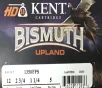 12 Gauge Kent Bismuth Upland 2 75 in  1 1 4 oz 5 shot 250 rnds  10 boxes of 25 rnds   Nickel plated Brass M-ID  B12U365 UPC  656308110936