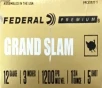 12 ga  Federal Grand Slam 3 in  1 3 4 oz  5 shot 10 rnds M-ID  PFCX157F 5 UPC  604544631814