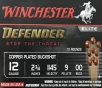 12 Gauge Winchester Defender Elite 2 3 4 Inches 9 Pellets 00 Buckshot 10 Rounds M-ID  SB1200PD UPC  020892026520