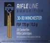30-30 Win PPU 170 Grain Flat Soft Point 20 Rounds M-ID  8605003812456 UPC  8605003812456