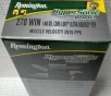 270 Win Remington Hypersonic Bonded 140 gr  Core-Lokt Ultra Bonded PSP 20 rnds 2975 fps  Brass M-ID  28955 UPC  047700410708