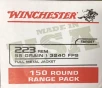 223 Rem Winchester 55 grain FMJ 150 rounds M-ID  W223150 UPC  020892224988