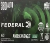 380 Auto Federal American Eagle 70 Grain Indoor Range Training Lead Free Ball 50 Rounds M-ID  AE1380LF1 UPC  604544656527