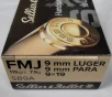 9mm Sellier   Bellot 115 Gr FMJ 50 Rnds M-ID  SB9A UPC   754908500086