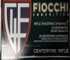 6 5 Creedmoor Fiocchi Field Dynamics 129 gr  Interlock FB20 rnds 2820 fps  Brass M-ID  65CMB UPC  762344712123