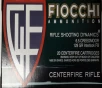 6 5 Creedmoor Fiocchi Field Dynamics 129 gr  Interlock FB 200 rnds 2820 fps  10 boxes   Brass M-ID  65CMB UPC  762344712123