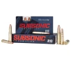 Subsonic 45-70 410 Grain SUB-X Ammunition 20 Rounds