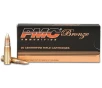Bronze 7 62x39 123 Grain FMJ Ammunition 20 Rounds