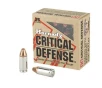 Hornady Critical Defense 9mm 115 Grain FTX Ammunition 25 Rounds