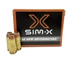 SIM-X Defense Core 40 S W 58 Grain HP Ammunition 20 Rounds
