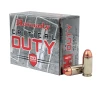 Hornady Critical Duty 40 S W 175 Grain Flexlock Ammunition 20 Rounds
