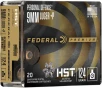 Federal P9HST3S Premium Personal Defense HST Jacketed Hollow Point 124 Grain 9mm Luger Parabellum 1200 fps