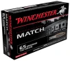Winchester S65CM Match Sierra MatchKing Boat Tail Hollow Point 140 Grain 6 5mm Creedmoor 2710 fps