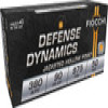 Fiocchi 380APHP Defense Dynamics Jacketed Hollow Point 90 Grain  380 ACP Auto 975 fps