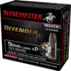 Winchester S9MMPDB2 Defender Elite Bonded Jacket Hollow Point 147 Grain 9mm Luger Parabellum 1030 fps