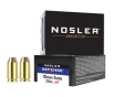 Nosler 39156 Defense Handgun Bonded Jacketed Hollow Point 200 Grain 10mm Auto 