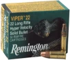 Remington 21080 Viper High Velocity Truncated Cone Solid 36 Grain  22 Long Rifle 1410 fps
